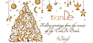 Holiday greetings from the owners of the TianDe Brand. Watch!