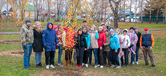 Аллея TianDe высажена на родине корпорации!